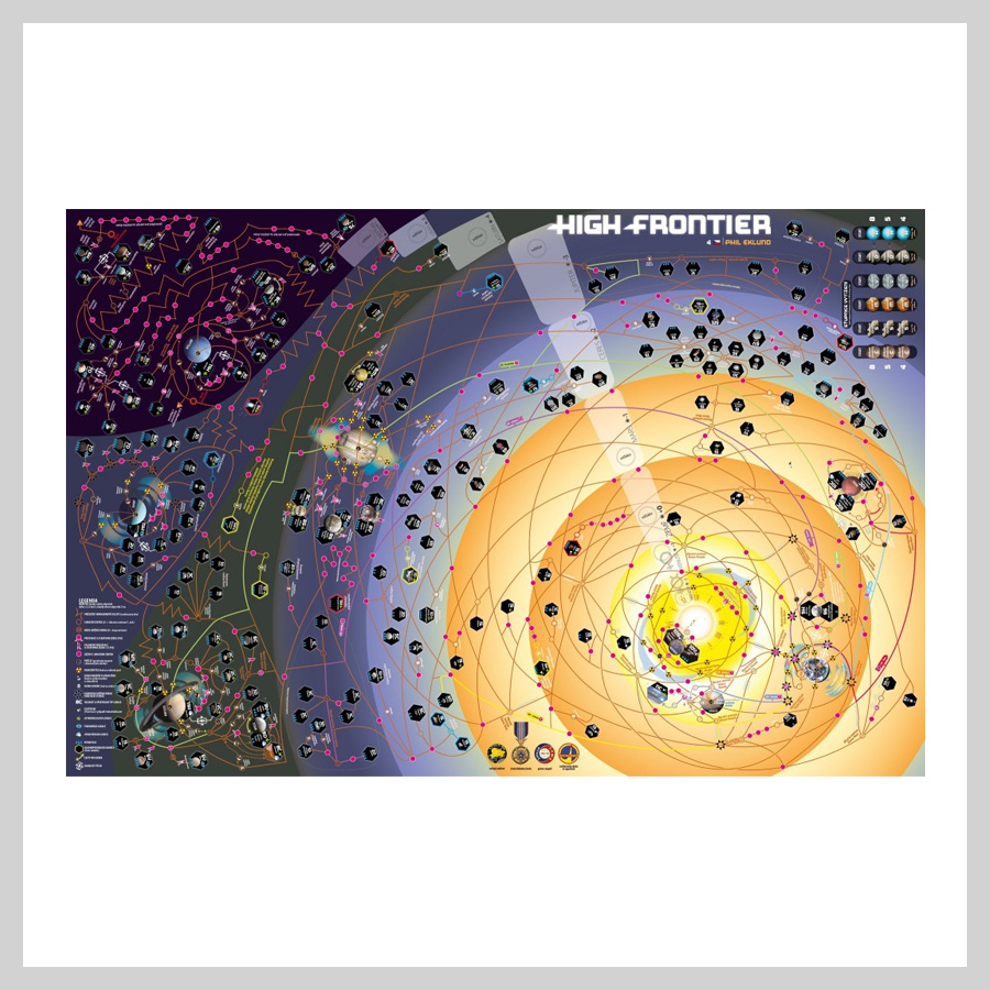High Frontier 4. edice CZ - Neoprenová mapa