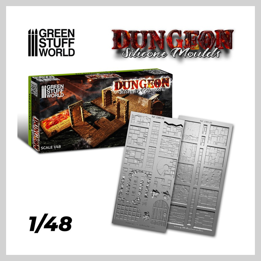 Green Stuff - Silikonová forma - Dungeon