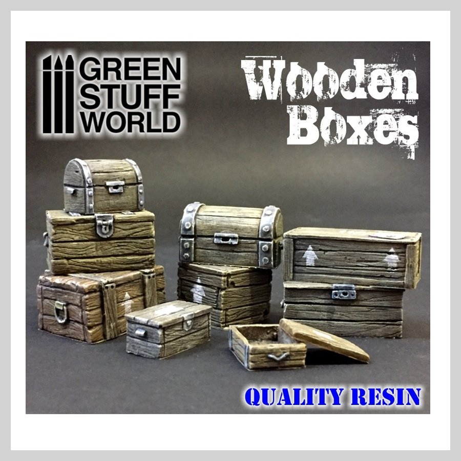 Green Stuff - Wooden Boxes