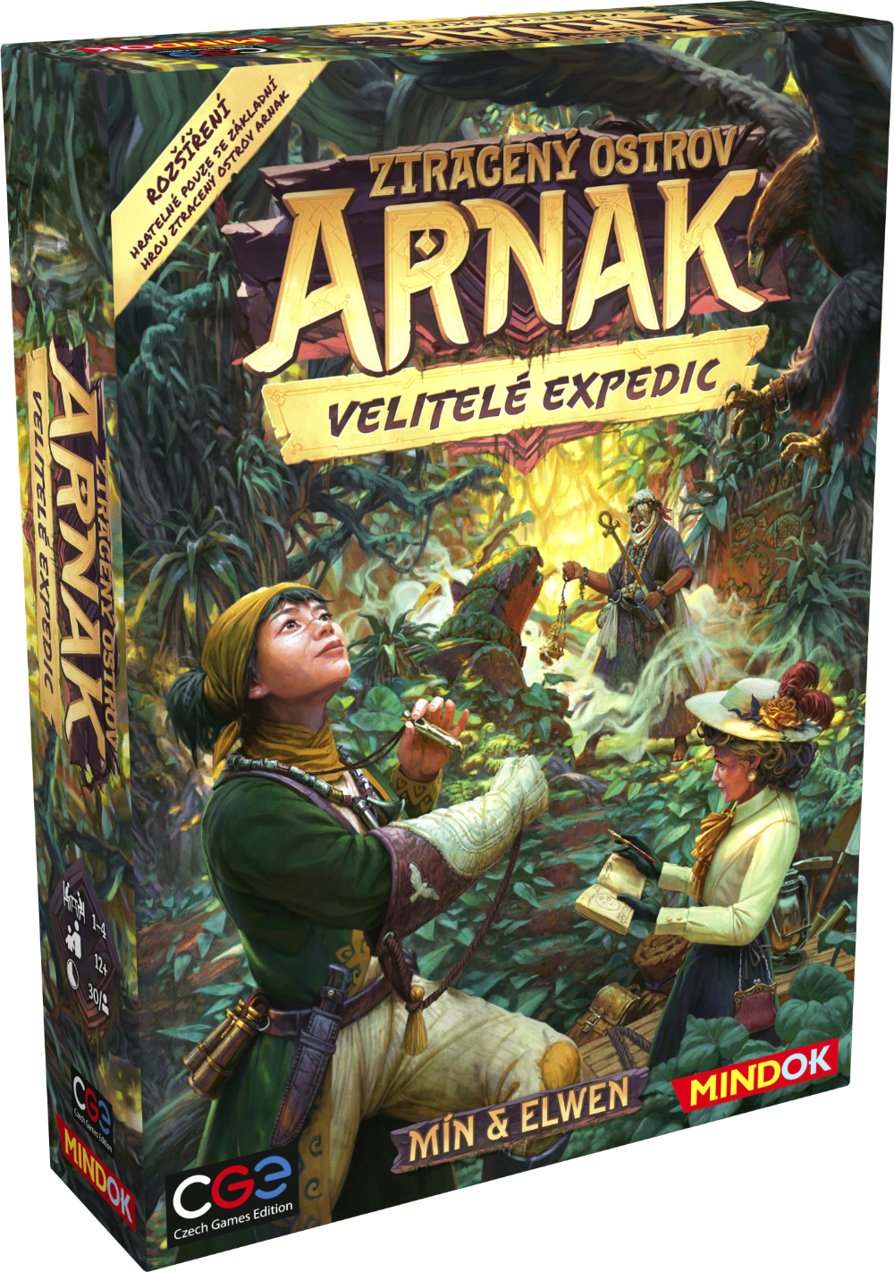 Ztracený ostrov Arnak: Velitelé expedic - rozšíření