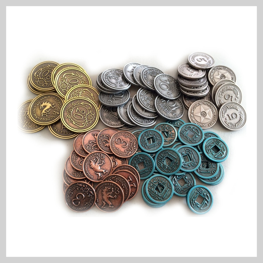 Scythe: Kovové mince