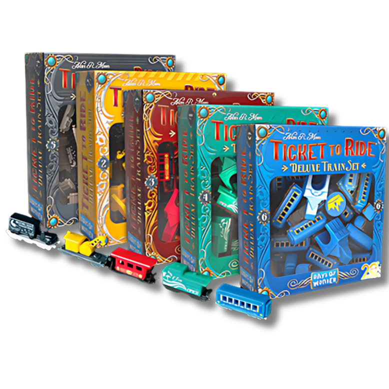 Ticket to Ride: 20th Anniversary Deluxe train - set + PROMO