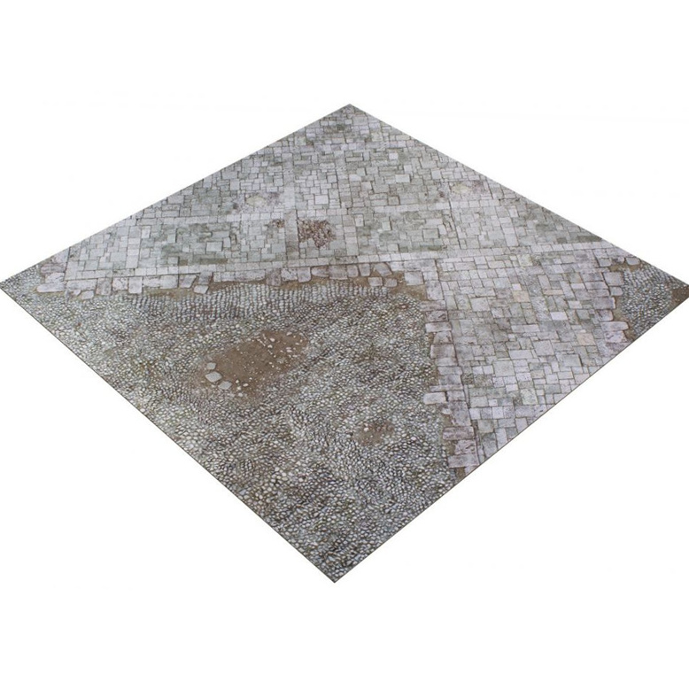 Playmat - Mediaval Town (90x90)