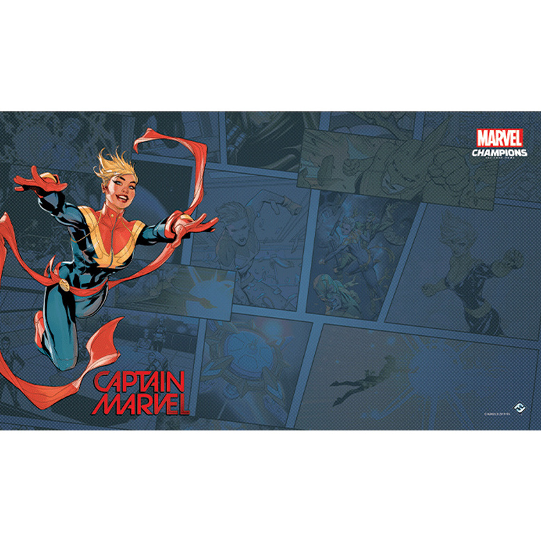 Marvel Champions: Captain Marvel Gamemat