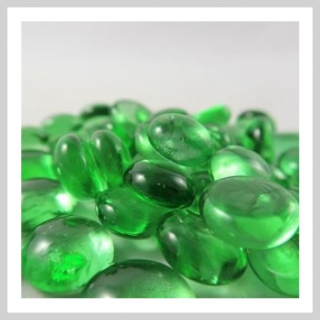 Chessex Tokens - Crystal Light Green