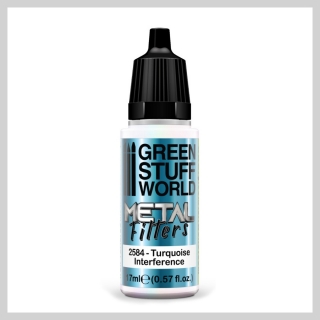 Green Stuff - Metal Filters - Turquoise interference 17ml