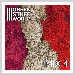 Green Stuff - Scenery Moss - Red/Fuchsia/Grey