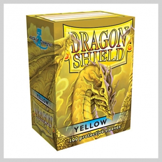 Obaly na karty 63 x 88 mm Žluté (Dragon Shield)