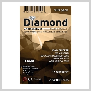 Obaly na karty 65 x 100 mm Diamond